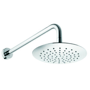 2095B Regadera de plato redonda de 20cm con brazo y chapetón VERMONT®