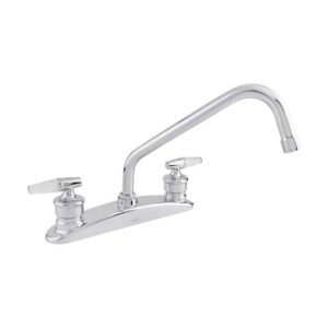 318LB Mezcladora de 8" para cocina con cubierta y manerales LEBARÓN