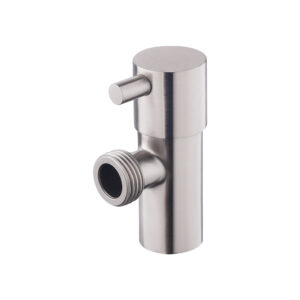 402.9 Llave de control angular inox acabado satín