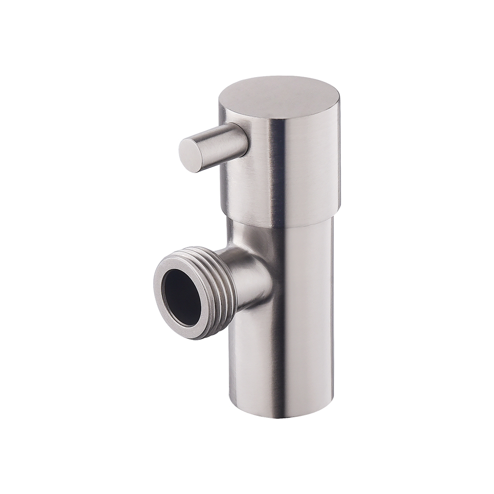 402.9 Llave de control angular inox acabado satín