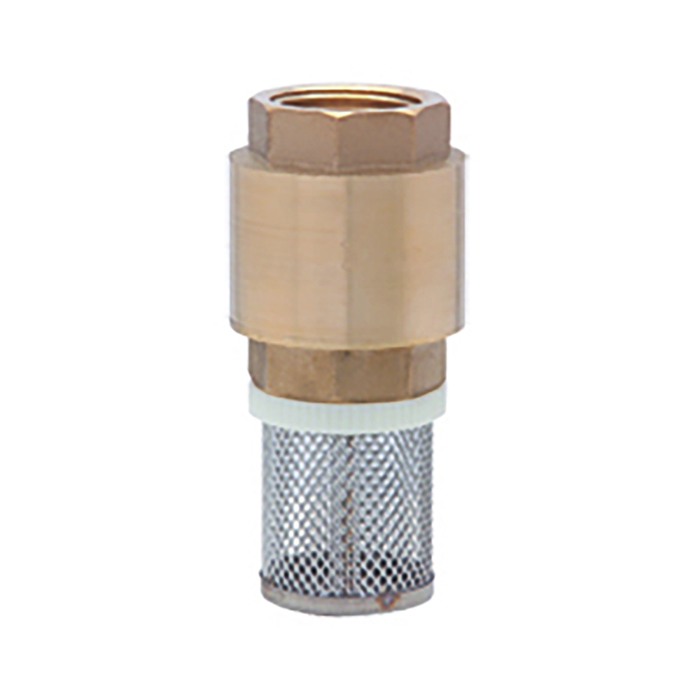 4045R.32 Válvula de pie o pichancha con canastilla de acero inoxidable