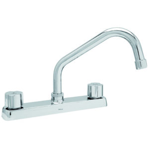 4317 Mezcladora ecológica 8" cuello corto para fregadero