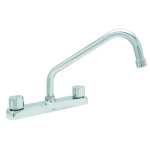 4318 Mezcladora ecológica 8" cuello corto para fregadero