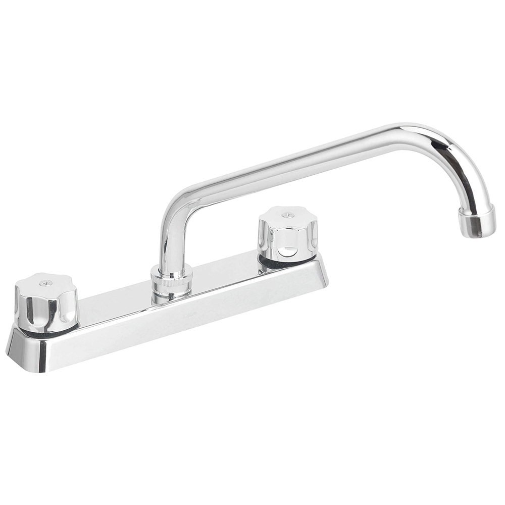 4318TS Mezcladora ecológica 8" cuello corto para fregadero
