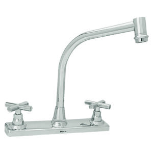 4323 Mezcladora ecológica 8" cuello alto para fregadero