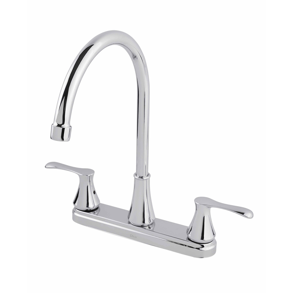 4333 Mezcladora ecológica 8" cuello alto para fregadero