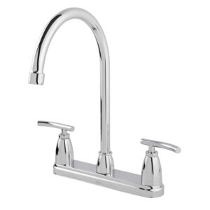 4334 Mezcladora ecológica 8" cuello alto para fregadero