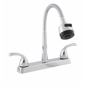 4336TS Mezcladora  8" cuello flexible para fregadero