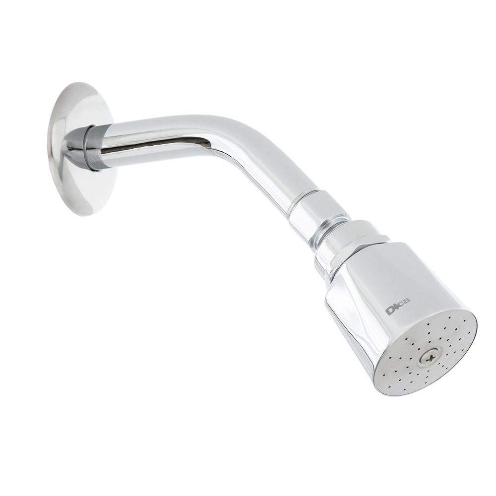 4501B Regadera ecológica 2" de cebolla con brazo y chapetón