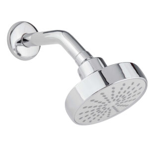 4541 Regadera ecológica 4" de cebolla con  brazo y chapetón