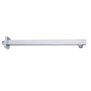 4550BRC Brazo cuadrado de 40 cm a pared con chapetón