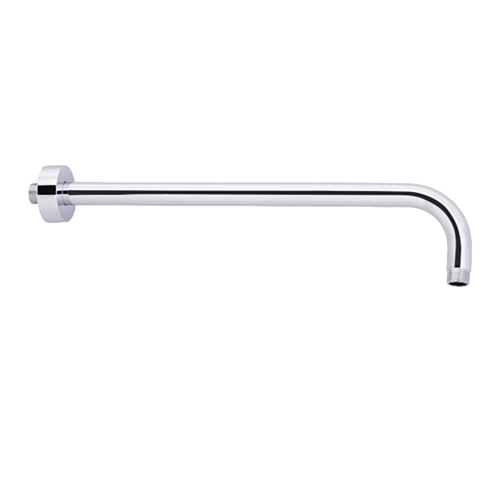 4550BRR Brazo redondo de 40 cm a pared con chapetón