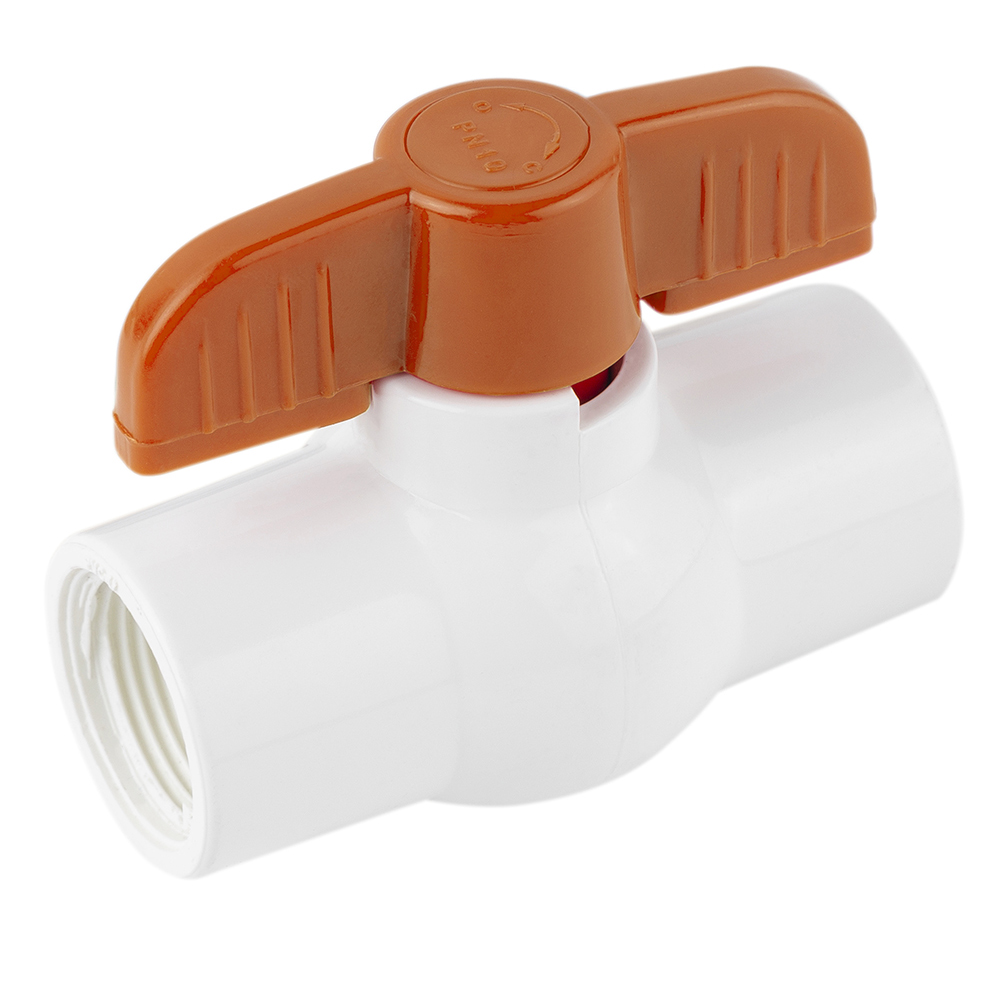570.25 Válvula de esfera de PVC, roscable. de 1"
