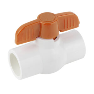 577.38 Válvula de esfera de PVC, cementable de 1 1/2"