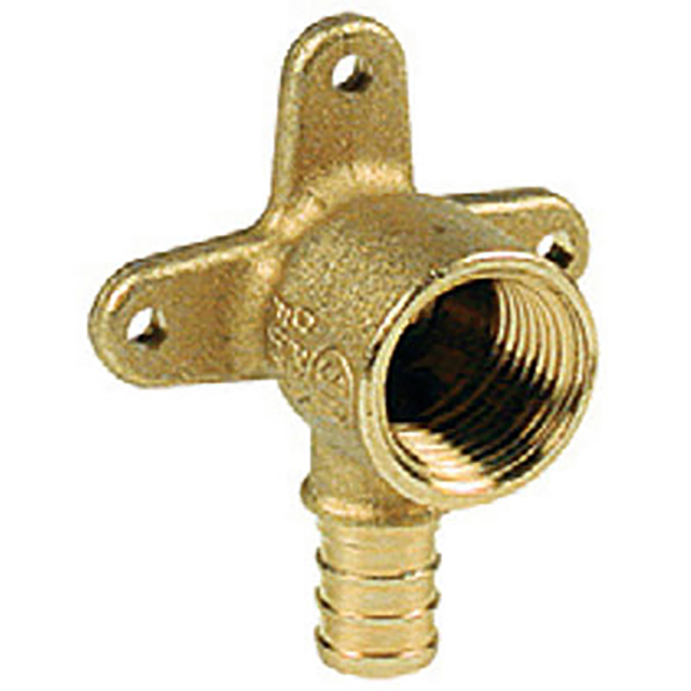 707390FPEX.19 Codo 90º con orejas PEX / rosca hembra de 3/4"