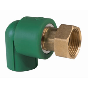 707390TPP.3225 Codo 90º con tuerca loca PPR de 1" x 3/4"