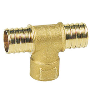 712TPEX.131313 Tee PEX / rosca hembra / PEX de 1/2" x 1/2" x 1/2"