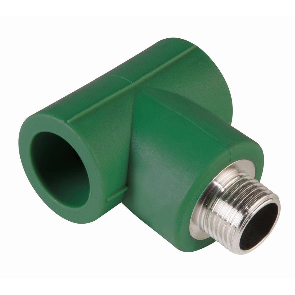 713PP.251325 Tee rosca central macho PPR de 3/4" x 1/2" x 3/4"