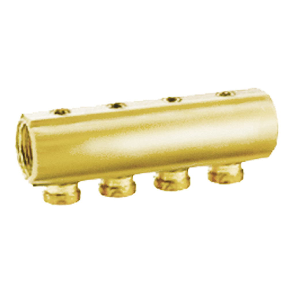 774CPEX.1913 Colector de distribución con control de paso de 4 entradas de 3/4" x 1/2"