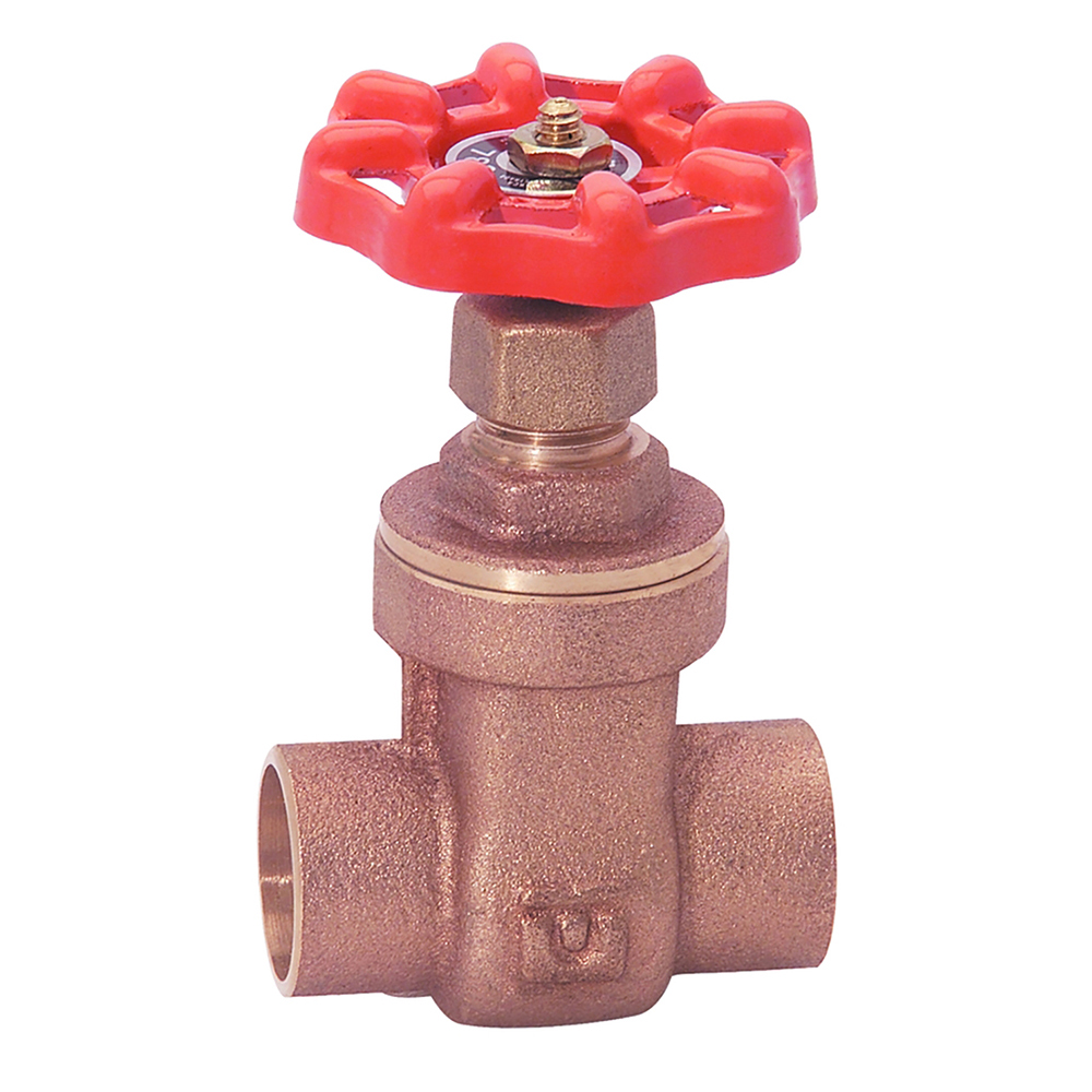 783.19 Válvula de compuerta soldable de bronce de 3/4"