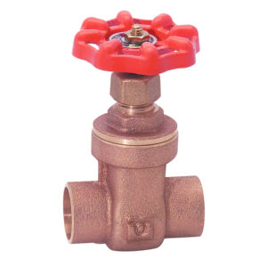 783.75 Válvula de compuerta soldable de bronce de 3"