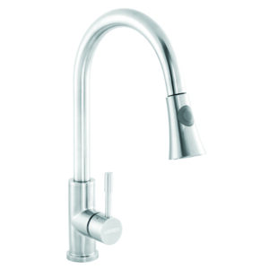 9432INOX Monomando para cocina con nariz retráctil INOX®