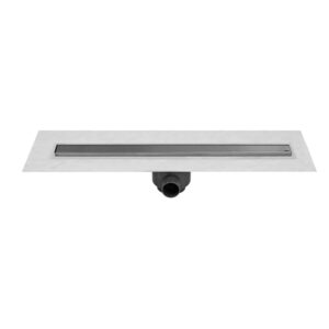 CR50INOX Coladera lineal con cubierta reversible de acero inoxidable (50 cm)