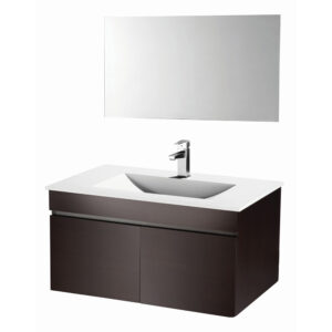 GB.915GB.35 Gabinete suspendido con gavetas y lavabo de resina