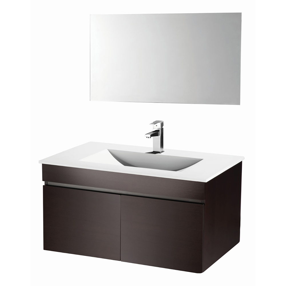 GB.915GB.35 Gabinete suspendido con gavetas y lavabo de resina