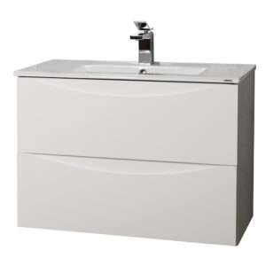 GB.920GB.24 Gabinete suspendido doble cajón con lavabo cerámico