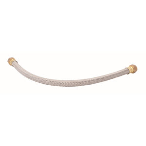 HALL-40 Manguera para hidroneumático, con tramado de acero inoxidable de 40 cm