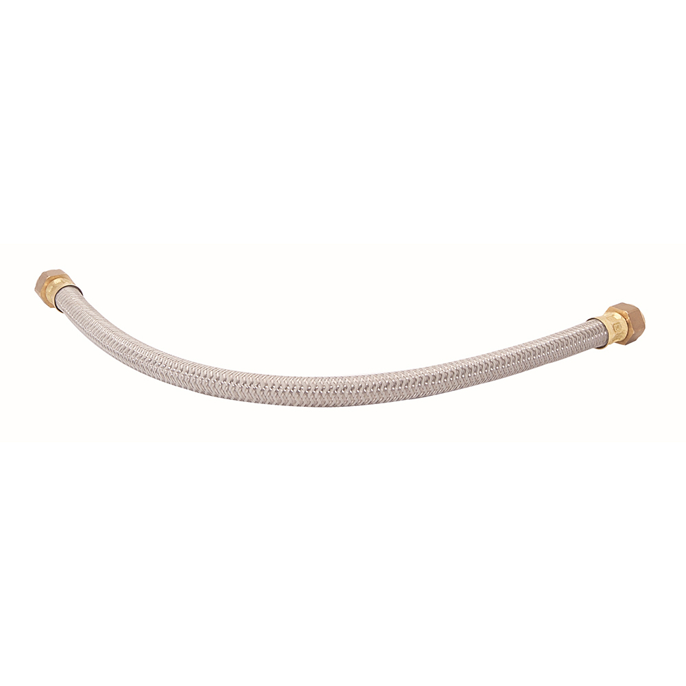 HALL-65 Manguera para hidroneumático con tramado de acero inoxidable de 65 cm