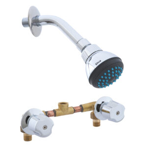 KD001 Kit  con regadera, llaves de empotrar y manerales para baño