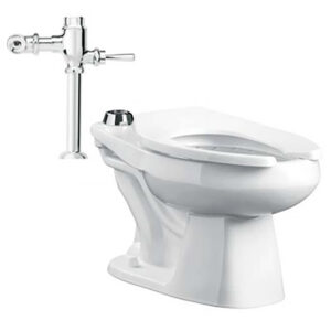 KWC2532 Taza con fluxómetro de palanca 6 lpd