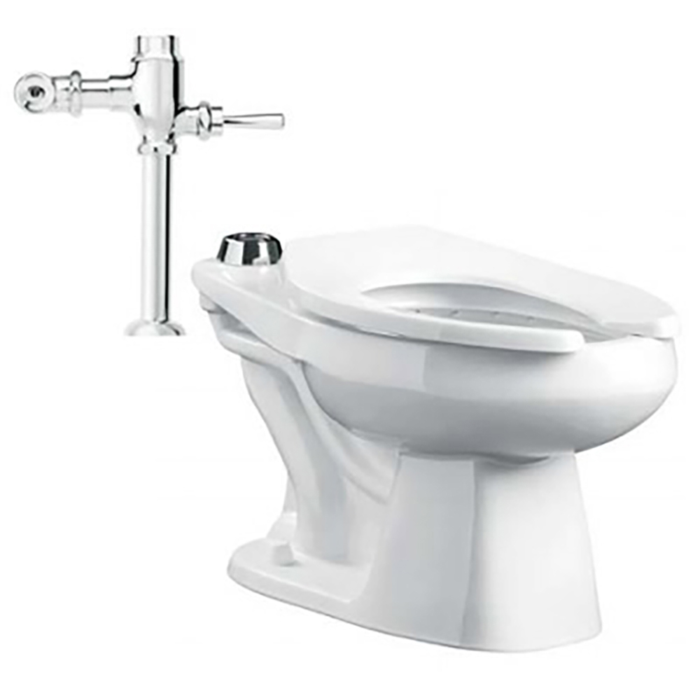 KWC2532 Taza con fluxómetro de palanca 6 lpd