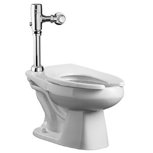 KWCADA8506 Taza ADA con fluxómetro de sensor a batería 6 lpd