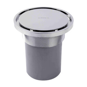 RRINOX Rejilla redonda de acero inoxidable con tubo