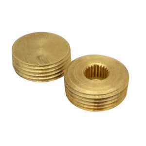 TEBM01.19 Tapón estriado de bronce de ¾"