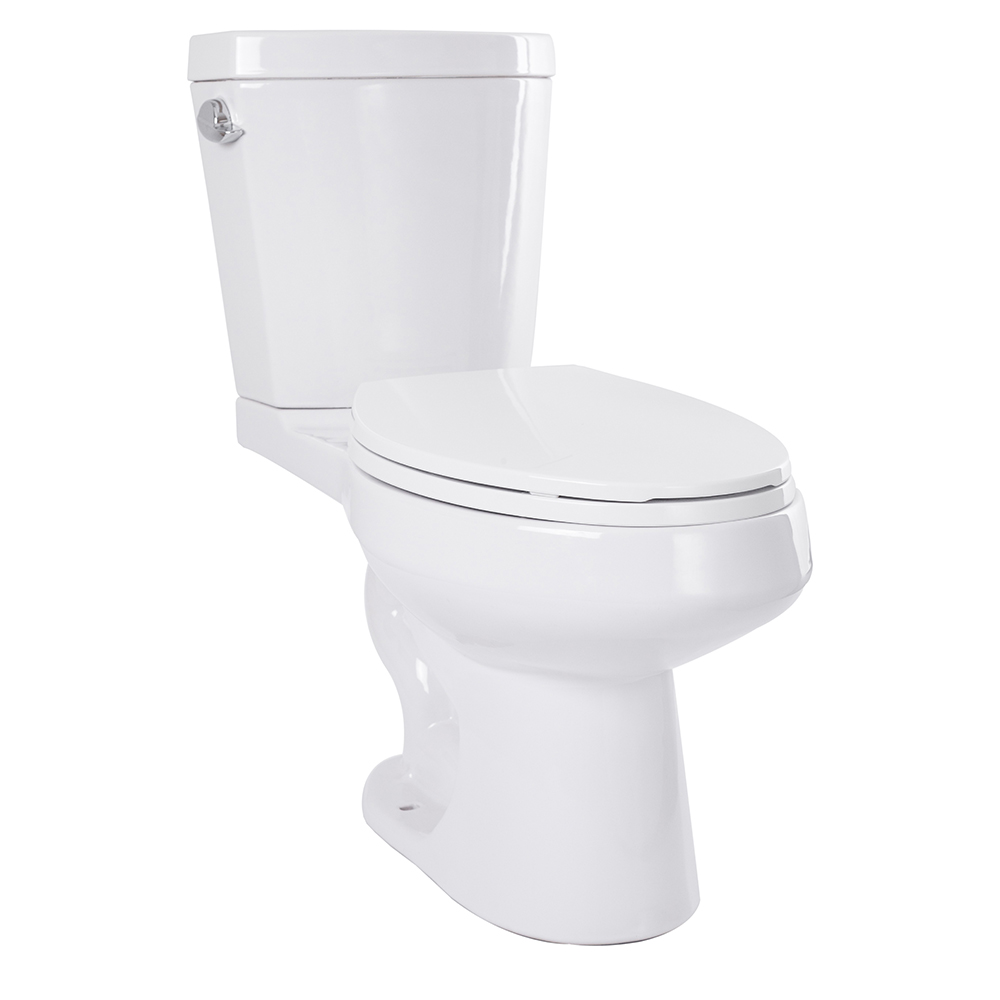 WC4031A021 WC REAL alargado de manija lateral con asiento (Blanco)