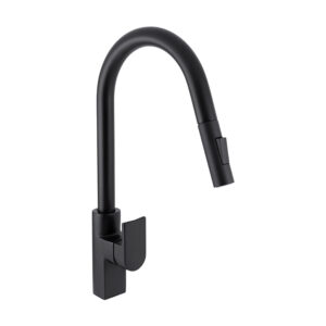 9445JM.2 Monomando para cocina de nariz retráctil y 2 funciones JYM negro