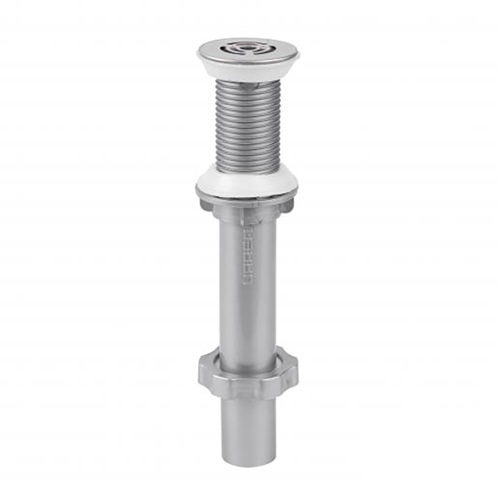 3715G Contra gris para lavabo con rejilla de acero inoxidable